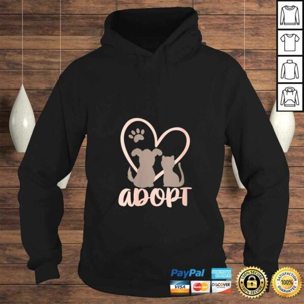 Womens Adopt Rescue Pet Owner Rescue Mom or Dad – Dog and CaTShirt