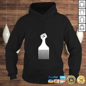 Womens Afro Pick tee Afro Hair Pick Raised Fist TShirt 3 Womens Afro Pick tee Afro Hair Pick Raised Fist TShirt 4