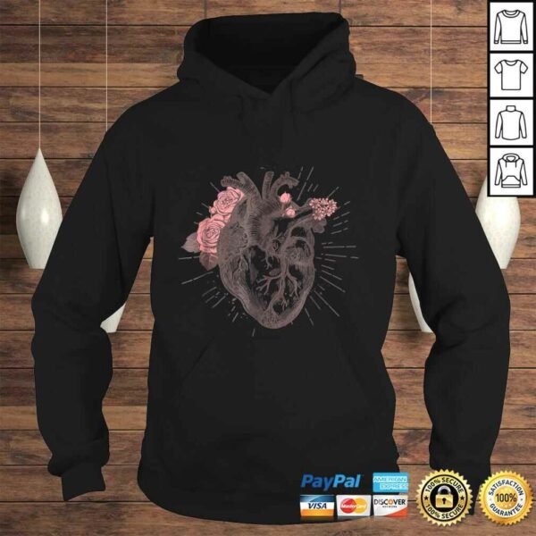 Women’s Anatomical Heart Human Heart Anatomy Shirt Girls Tee