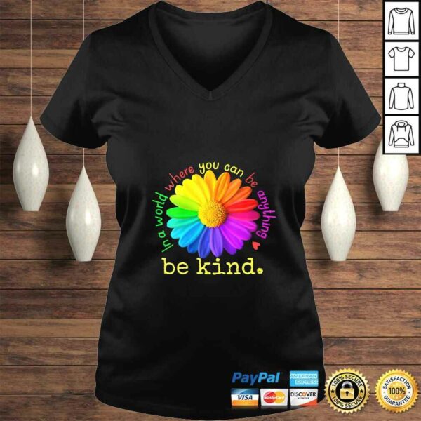 Womens Autism In A World Where You Can Be Anything Be Kind Shirt