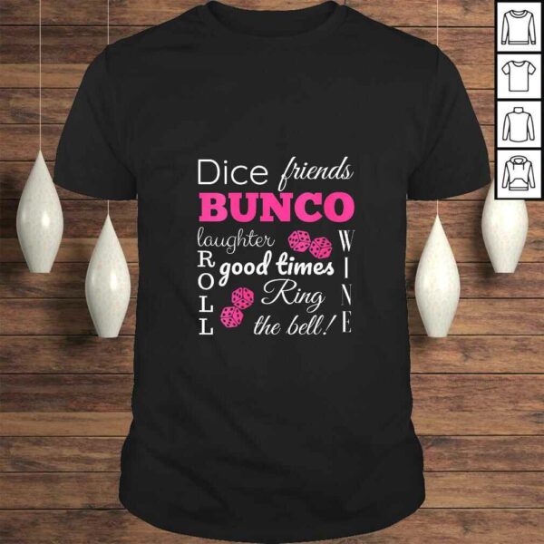 Womens Bunco Dice Good Times Gift Top