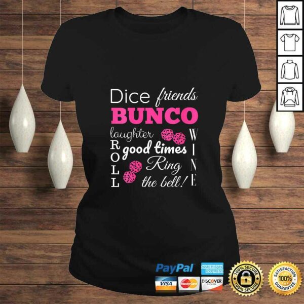 Womens Bunco Dice Good Times Gift Top