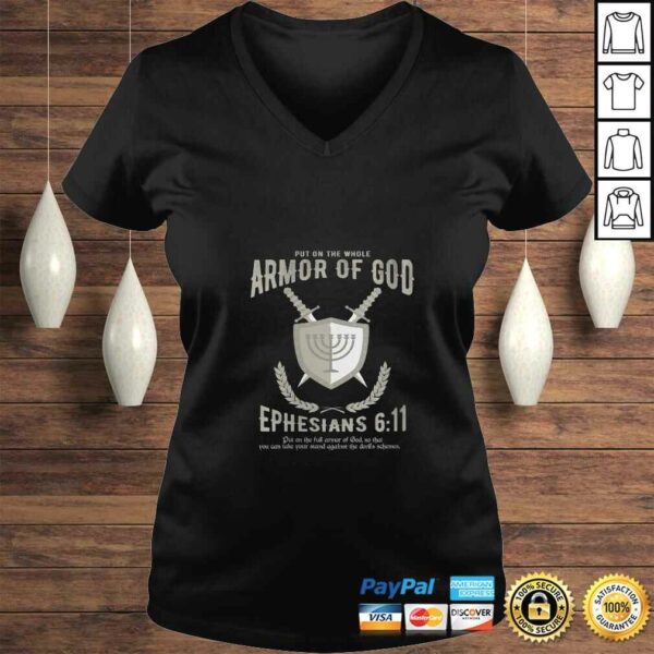 Womens Christian Tees Put On The Whole Armor Of God Men Women Kids TShirt