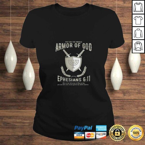 Womens Christian Tees Put On The Whole Armor Of God Men Women Kids TShirt