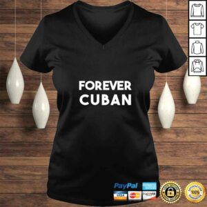 Womens Cuban Pride Tee Forever Cuban Funny Shirt 1 Womens Cuban Pride Tee Forever Cuban Funny Shirt 2
