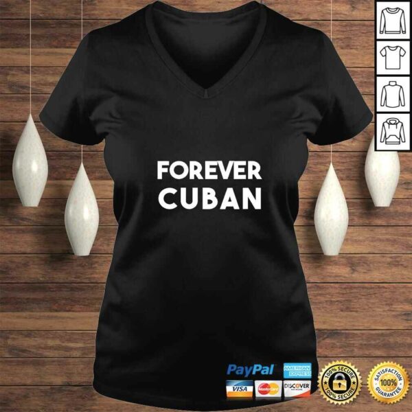 Womens Cuban Pride Tee Forever Cuban Funny Shirt