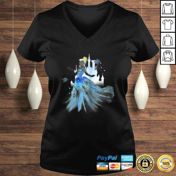 Womens Disney Cinderella Water Color Graphic Shirt