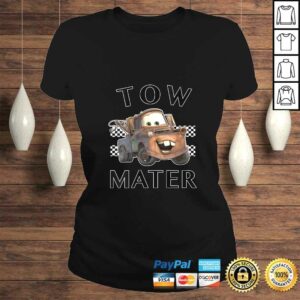 Womens Disney Pixar Cars Tow Mater Finish VNeck Gift Top 2 Womens Disney Pixar Cars Tow Mater Finish VNeck Gift Top 3