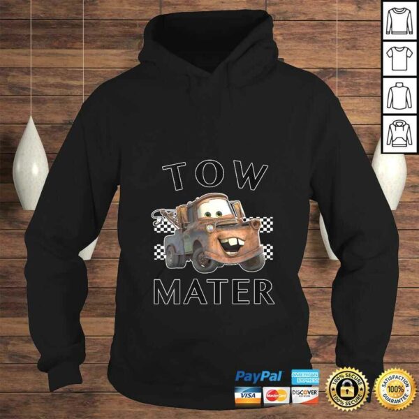 Womens Disney Pixar Cars Tow Mater Finish VNeck Gift Top