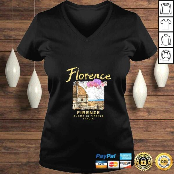 Womens Florence ITALY Duomo di Firenze Italian Vintage TShirt