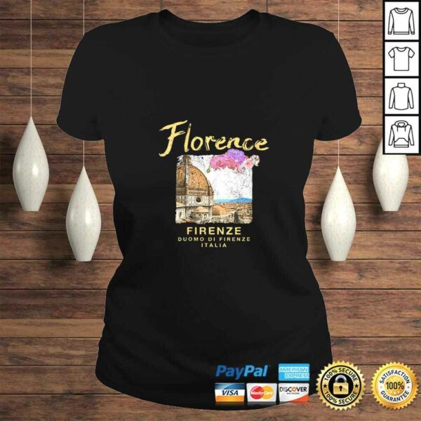 Womens Florence ITALY Duomo di Firenze Italian Vintage TShirt