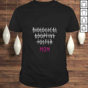 Womens Foster Mom Adoption Tee T-Shirt Womens Foster Mom Adoption Tee T-Shirt