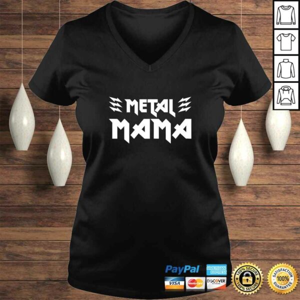 Womens Heavy Metal Mom Shirt Gift Tee Mothers Day Birth Mama TShirt