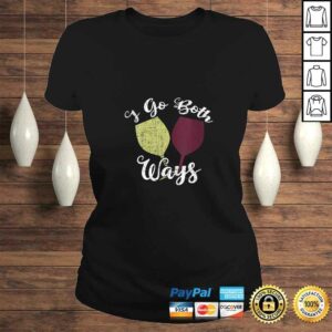 Womens I Go Both Ways Red and White Wine Lover Funny Wino VNeck Gift Top 2 Womens I Go Both Ways Red and White Wine Lover Funny Wino VNeck Gift Top 3