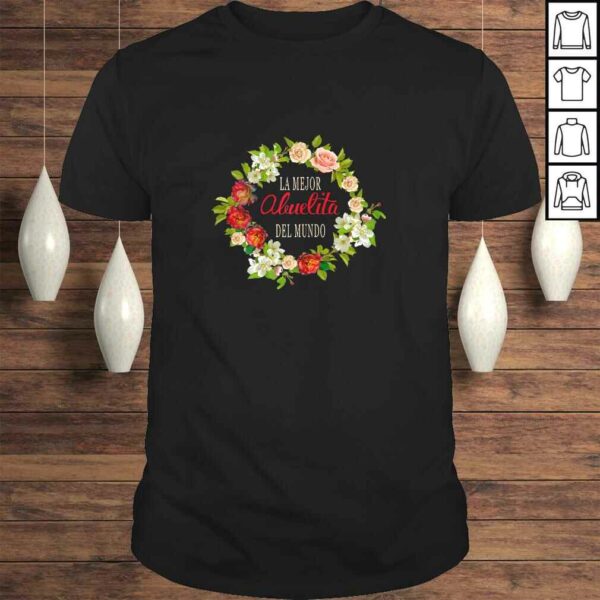 Womens La Mejor Abuelita Del Mundo – Shirts in Spanish for women