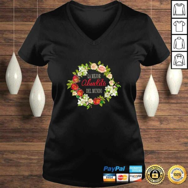 Womens La Mejor Abuelita Del Mundo – Shirts in Spanish for women