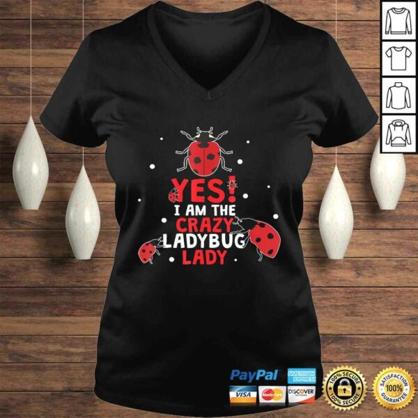 Womens Ladybug Shirt Crazy Ladybug Lady Dress Quote TShirt