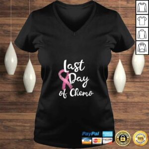 Womens Last Day Of Chemo Gift For Pink Breast Cancer Survivor Gift TShirt 1 Womens Last Day Of Chemo Gift For Pink Breast Cancer Survivor Gift TShirt 2
