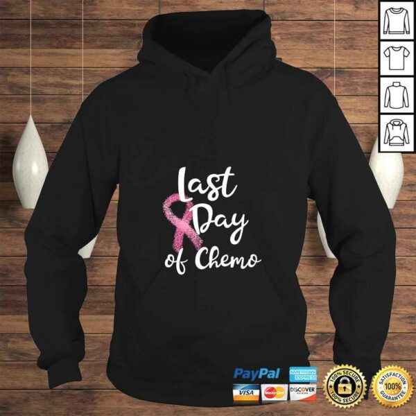 Womens Last Day Of Chemo Gift For Pink Breast Cancer Survivor Gift TShirt