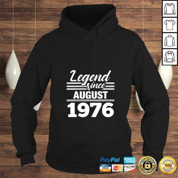 Womens Legend Since August 1976 – 44th Birthday 44 Year Old TShirt Gift