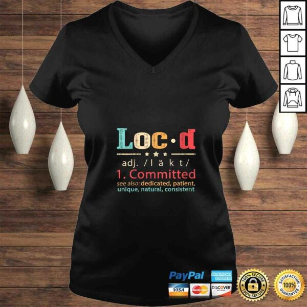 Womens Loc’d Definition Funny Gift TShirt