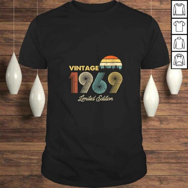 Womens Made in 1969 – Shirt – Vintage 1969 50th Birthday TShirt