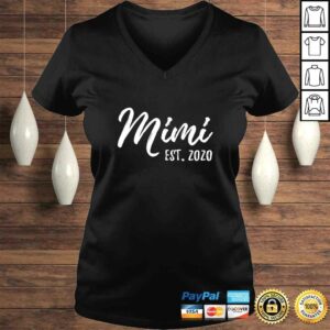 Womens Mimi Est. 2020 Gift For New Grandma, Granny, Nana, Gigi TShirt 1 Womens Mimi Est 2020 Gift For New Grandma Granny Nana Gigi TShirt 2