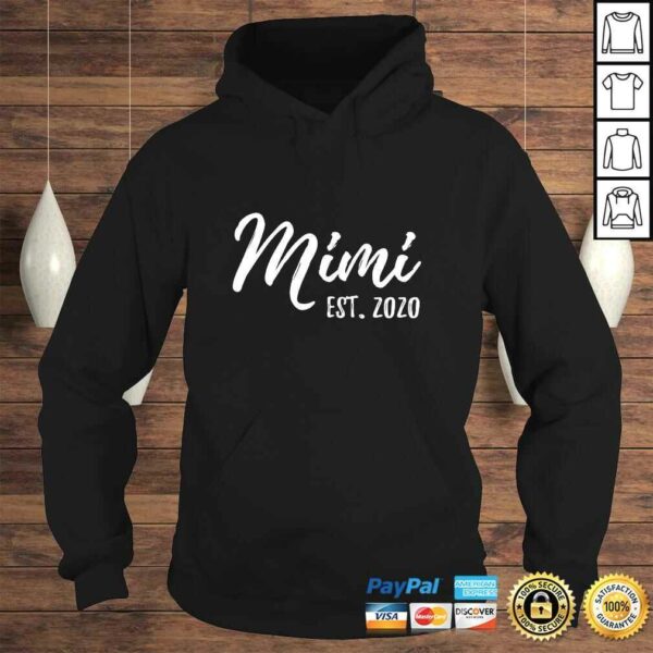 Womens Mimi Est. 2020 Gift For New Grandma, Granny, Nana, Gigi TShirt