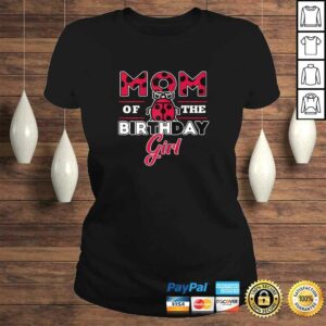 Womens Mom Of The Birthday Girl Ladybug Theme Mommy Party Shirt 2 Womens Mom Of The Birthday Girl Ladybug Theme Mommy Party Shirt 3