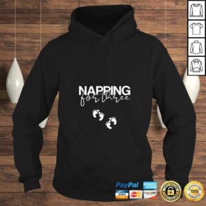 Womens Napping For Three Pregnancy AnnouncemenT-shirt 3 Womens Napping For Three Pregnancy AnnouncemenT shirt 4