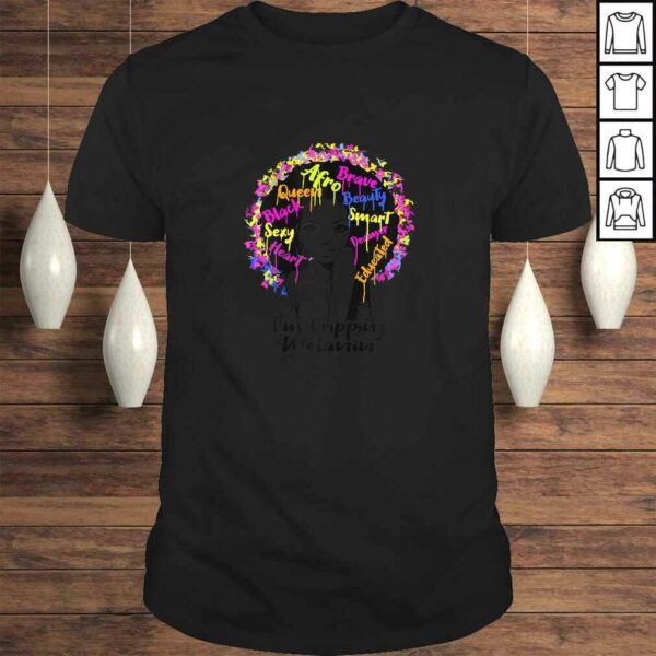 Womens Natural Hair Shirts for Black Women Black Pride Apparel