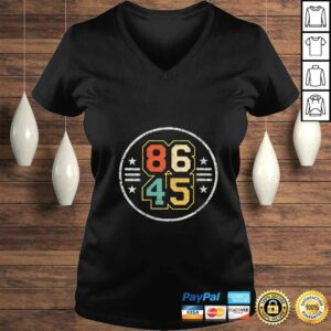 Womens New Vintage Style 86 45 Anti Trump ImpeachmenTShirt