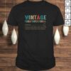 Womens Paraprofessional Noun Vintage Retro Style 60s 70s 80s Tee Shirt