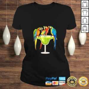 Womens Parrots Drinking Margarita On Summer Vacation Birds Tee T-Shirt 2 Womens Parrots Drinking Margarita On Summer Vacation Birds Tee T Shirt 3