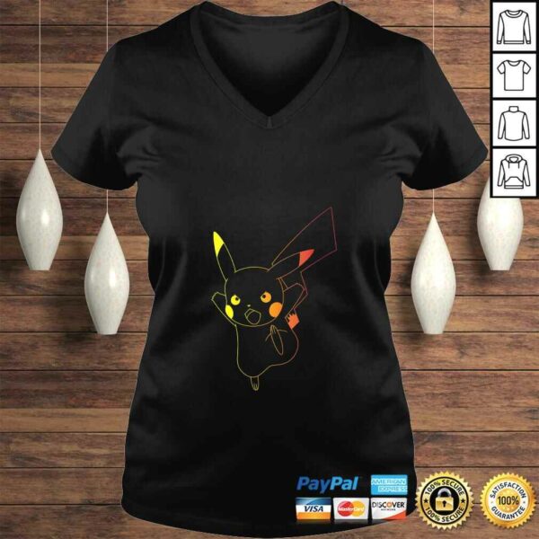 Womens Pokemon Pikachu VNeck Gift TShirt