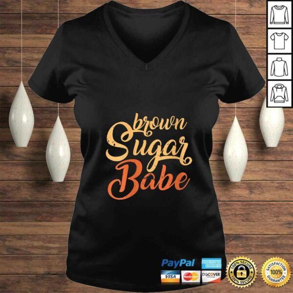 Womens Proud African American Black Woman Brown Sugar Babe Gift Top