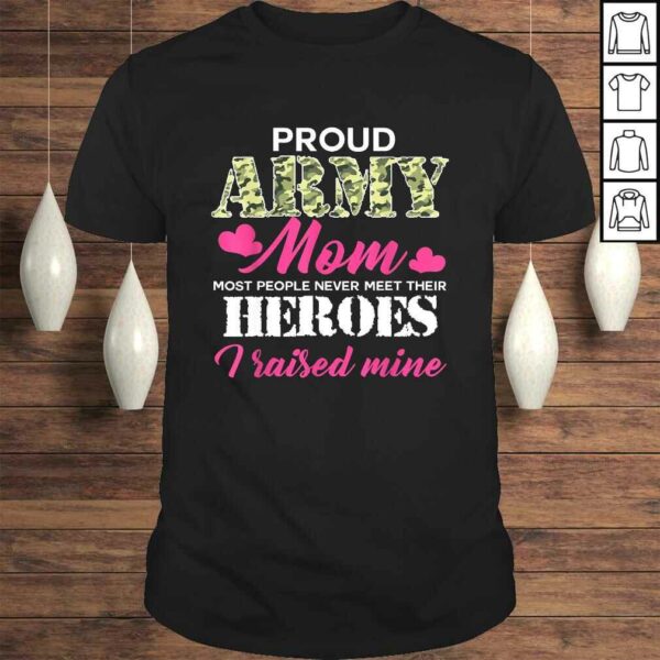 Womens Proud Army Mom – Hero Army Gift Top