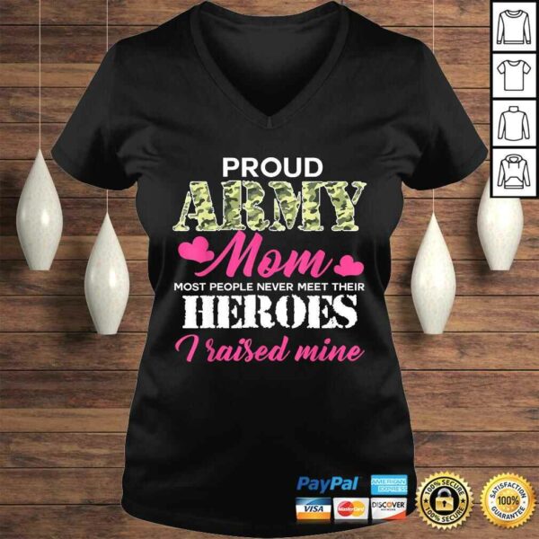 Womens Proud Army Mom – Hero Army Gift Top