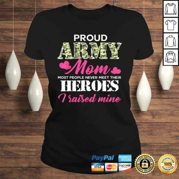 Womens Proud Army Mom – Hero Army Gift Top