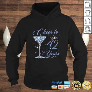 Womens Queen Princess Cheers To 42 Years 42nd Birthday Born 1978 Tee Shirt 3 Womens Queen Princess Cheers To 42 Years 42nd Birthday Born 1978 Tee Shirt 4