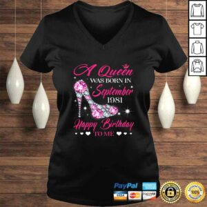 Womens Queens are born in September 1981 Shirt 38th Birthday Gift 1 Womens Queens are born in September 1981 Shirt 38th Birthday Gift 2