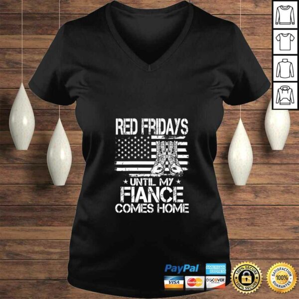 Womens Red Fridays until my Fiance comes Home Military Shirt