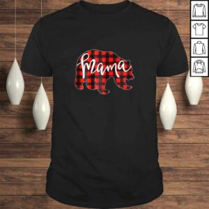 Womens Red Plaid Mama Bear Shirt Matching Pajama Family Buffalo Mom Womens Red Plaid Mama Bear Shirt Matching Pajama Family Buffalo Mom