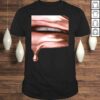 Womens Rose Gold Dripping Lip ArShirt – Lipstick Kiss Shirt