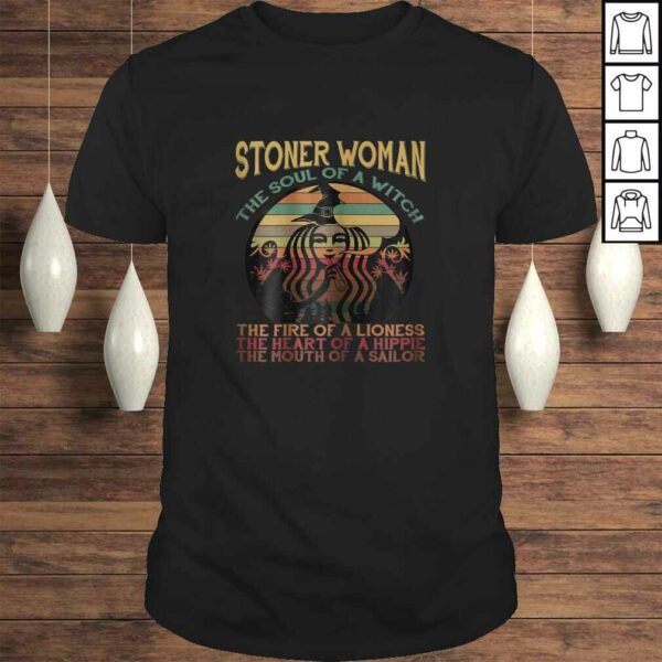 Womens Stoner Woman Soul Of A Witch Mouth Of A Sailor Funny TShirt