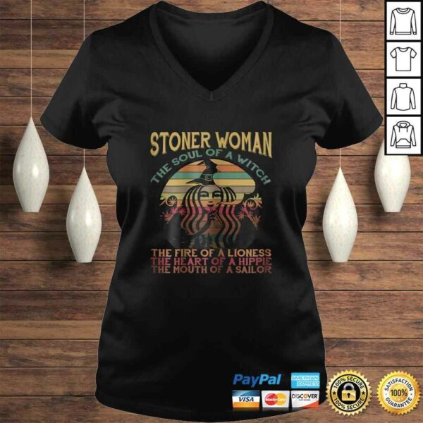 Womens Stoner Woman Soul Of A Witch Mouth Of A Sailor Funny TShirt