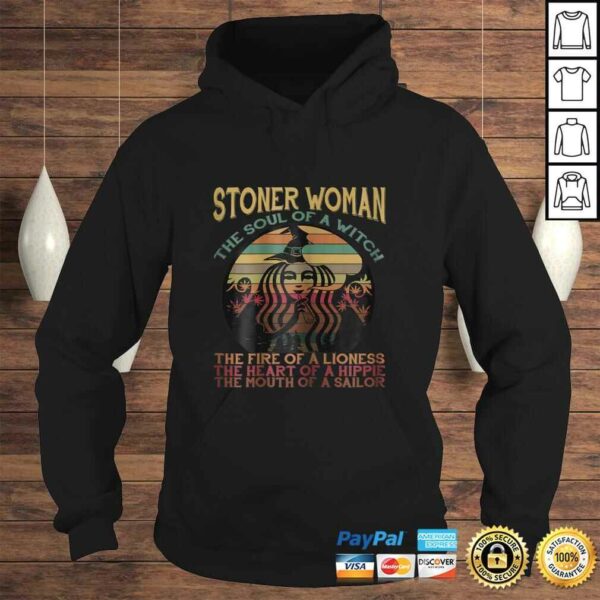 Womens Stoner Woman Soul Of A Witch Mouth Of A Sailor Funny TShirt