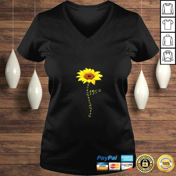 Womens Sunshine Since 1952 68th Birthday Gift 68 year old Sunflower T-shirt