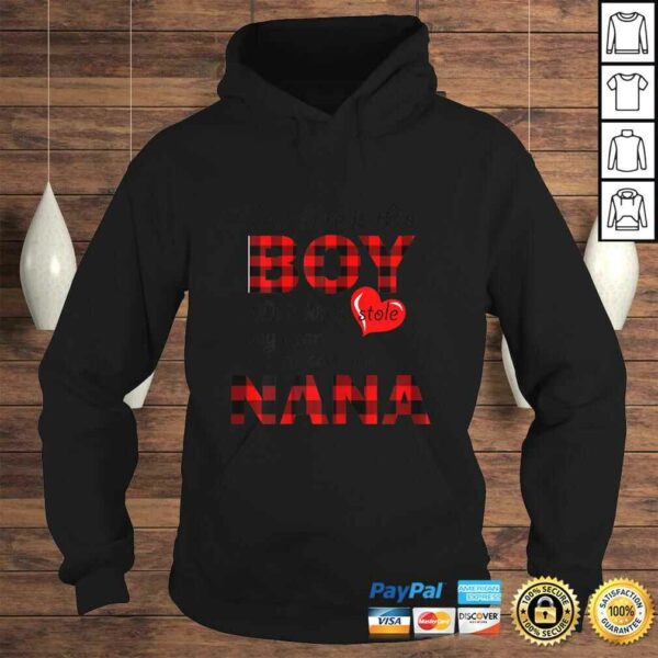 Womens This Boy Who Kinda Stole My Heart He Calls Me Nana Shirt