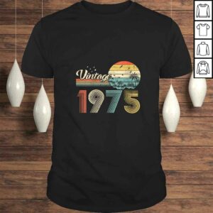 Womens Vintage 1975 Design 45 Years Old 45th birthday for Men Women TShirt Womens Vintage 1975 Design 45 Years Old 45th birthday for Men Women TShirt